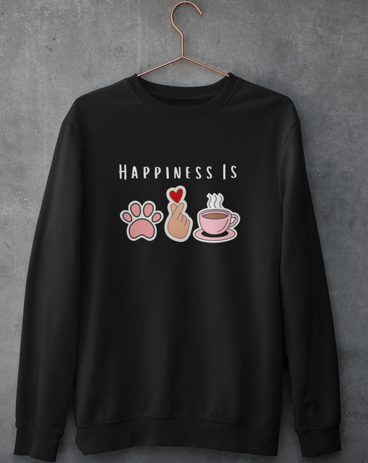 Happiness is Dog, Coffee & K-drama Sweatshirt