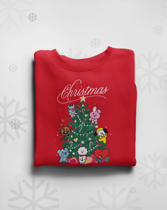BTS Wonderland Christmas Sweatshirt - Koral Dusk