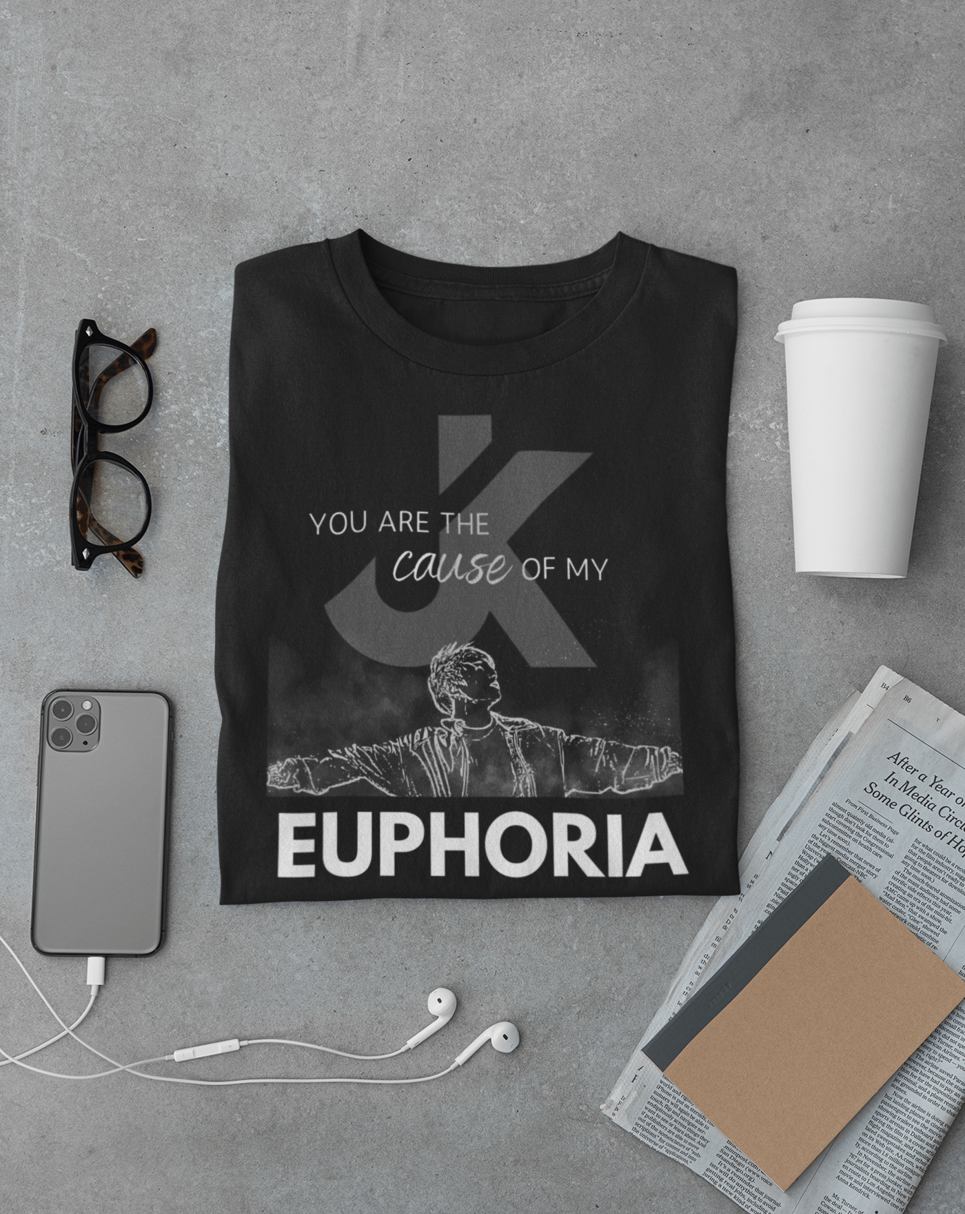 Cause of my Euphoria Unisex T-shirt - Koral Dusk