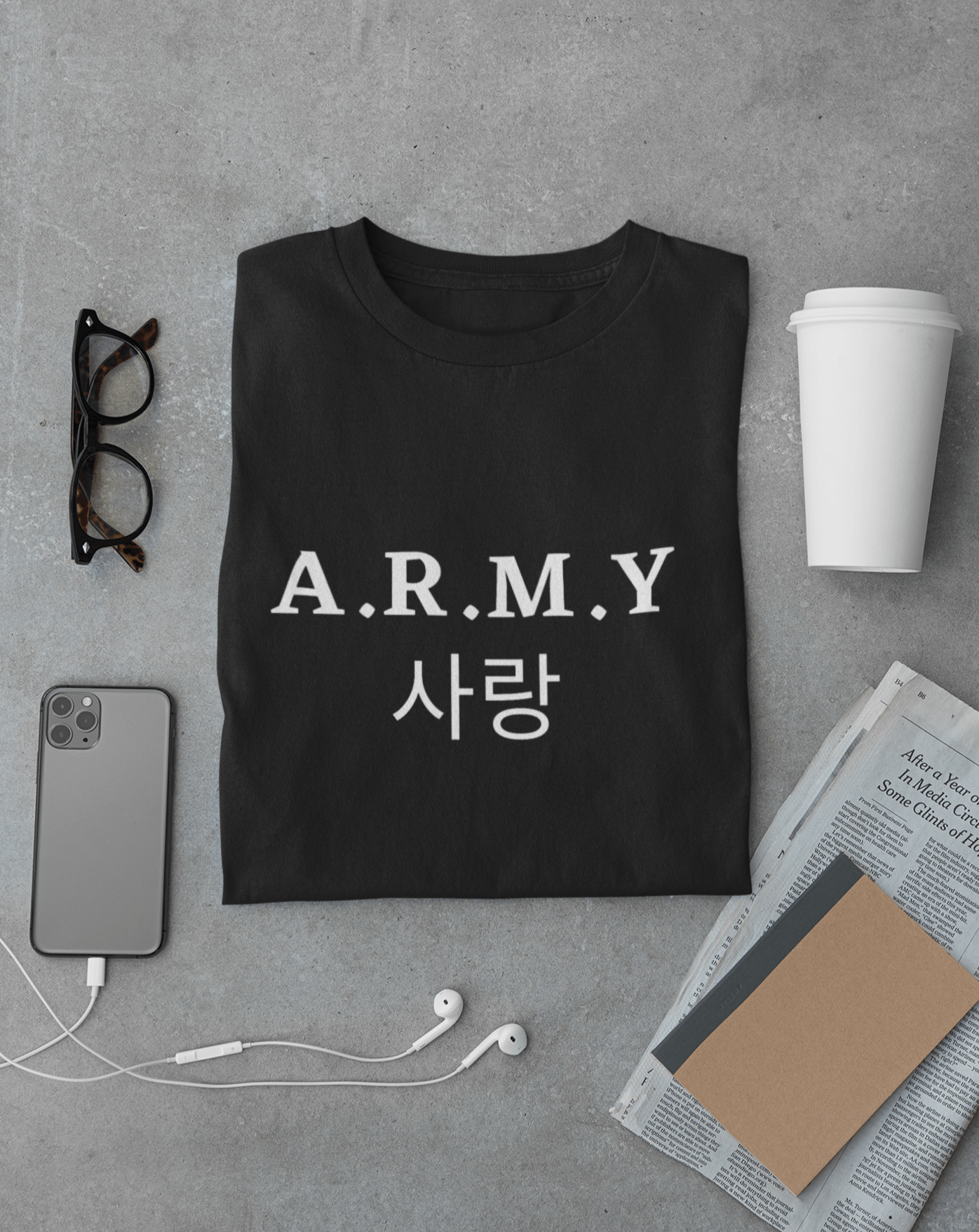 Army T-shirt - Koral Dusk