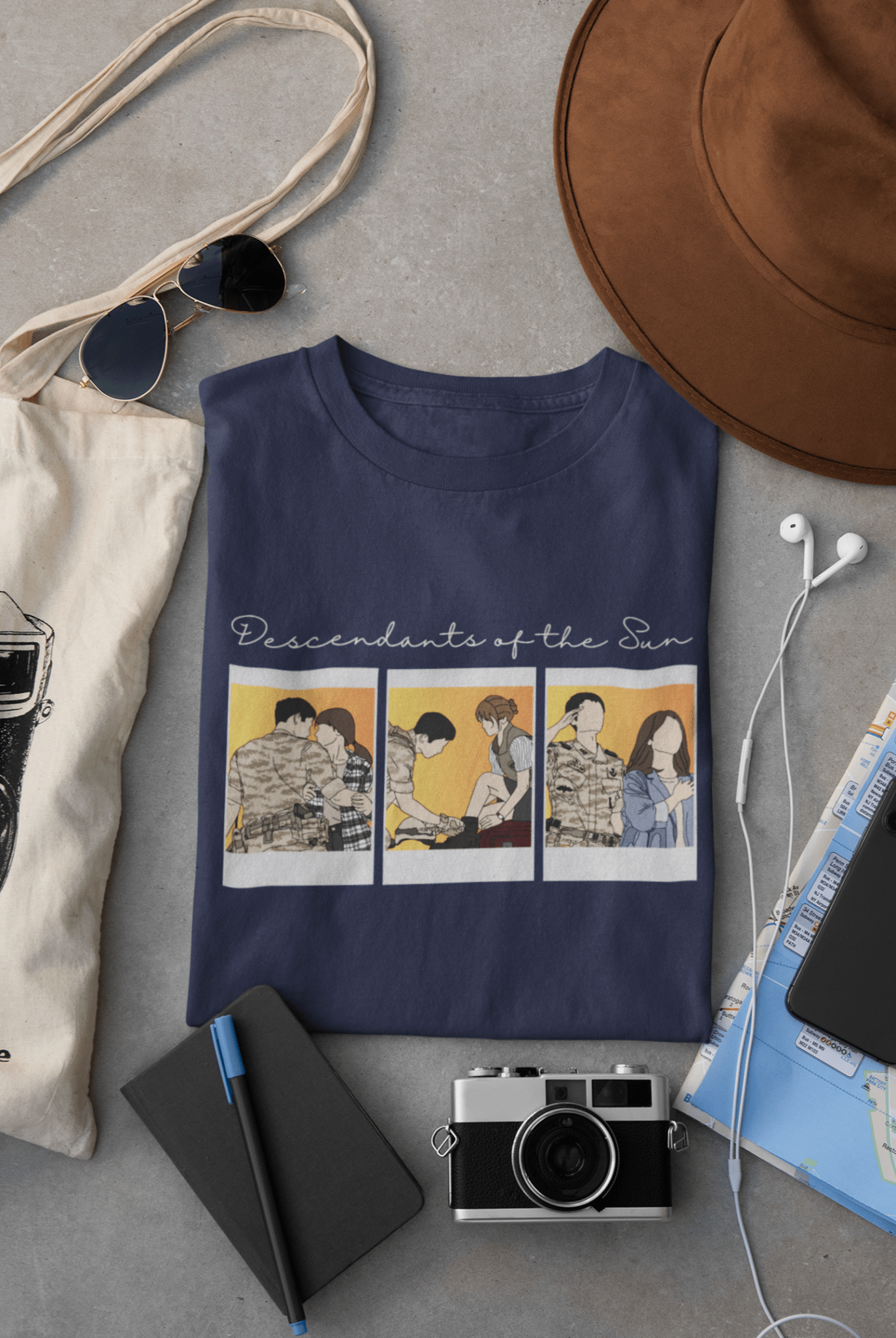 Echoes of Sun T-shirt - Koral Dusk