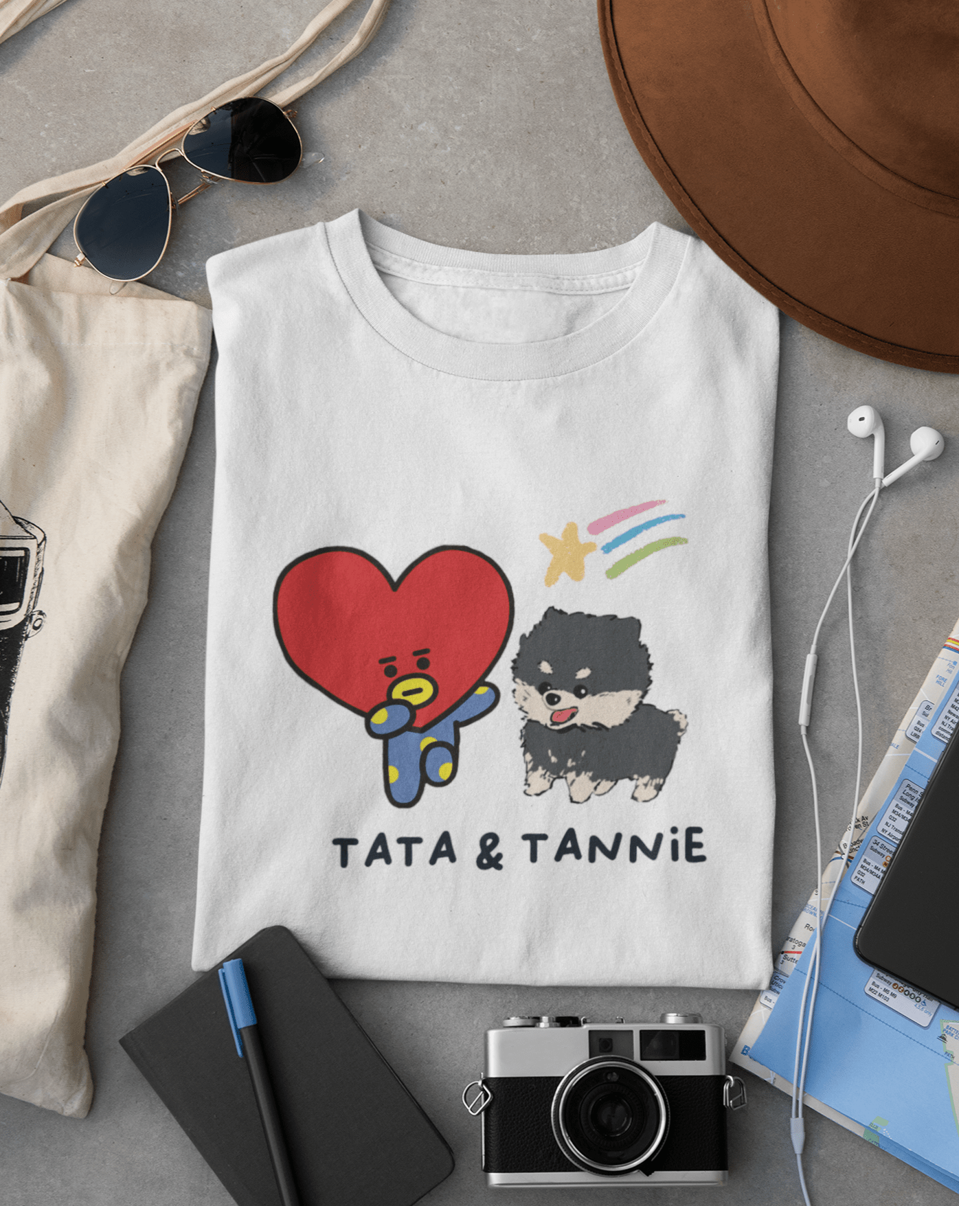 Tata Tannie T-shirt - Koral Dusk