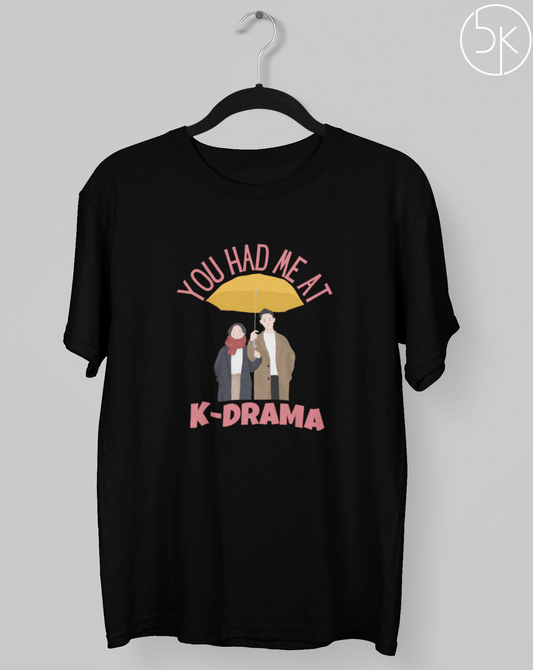 You Had Me At K-drama T-shirt - Koral Dusk