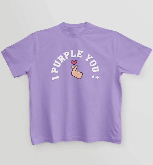 I Purple You Kids T-shirt - Koral Dusk