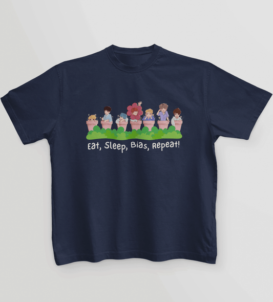 Eat, Sleep, Bias, Repeat Kids T-shirt