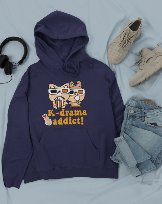 K-drama Addict Hoodie - Koral Dusk