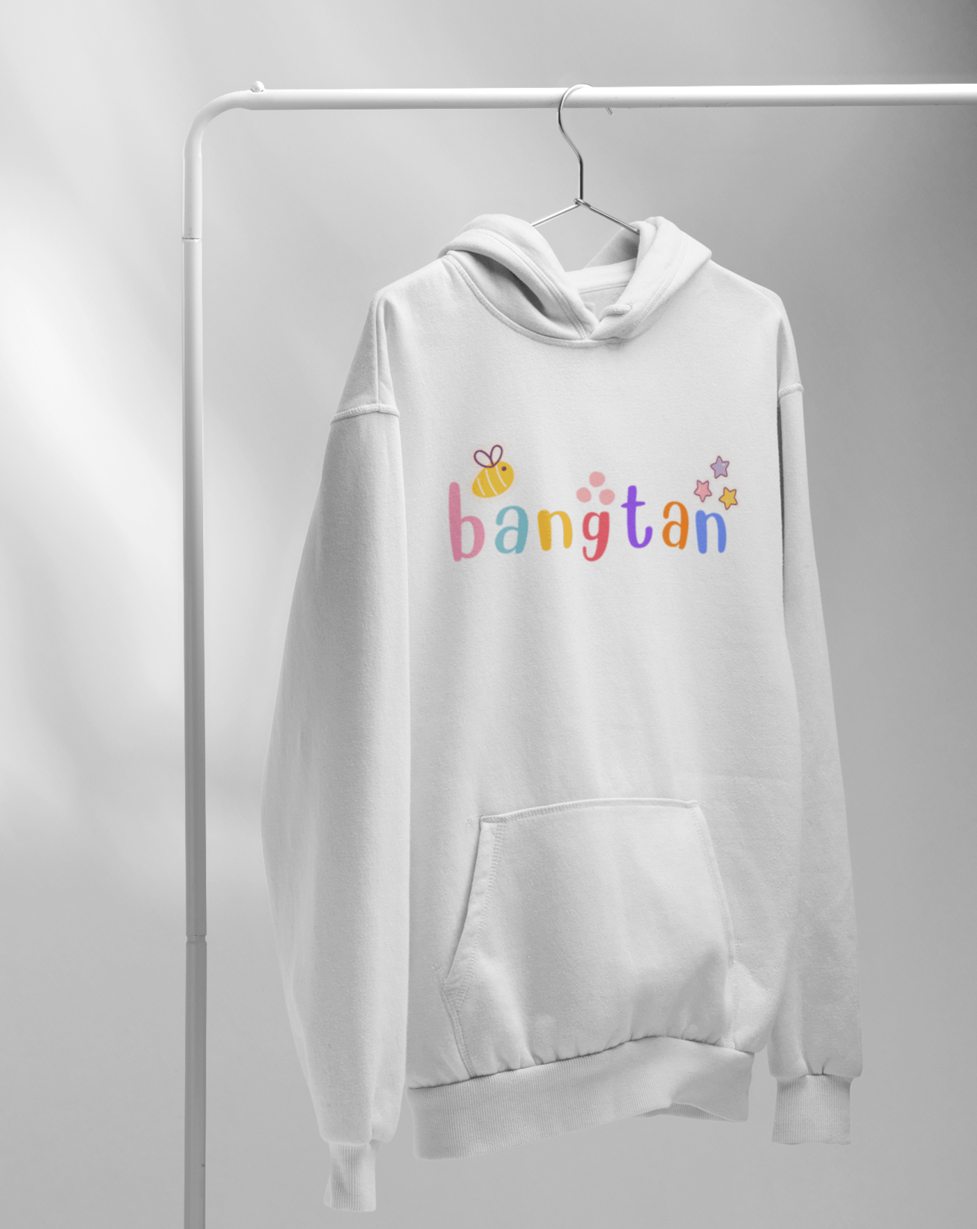 Playful Bangtan Hoodie - Koral Dusk