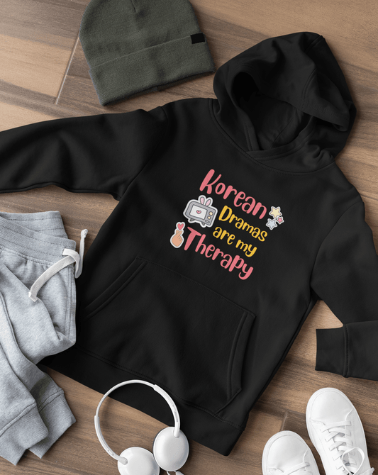 Korean Dramas Are My Therapy Hoodie - Koral Dusk