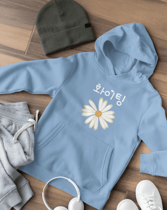 Korean Flower Hwaiting Hoodie - Koral Dusk