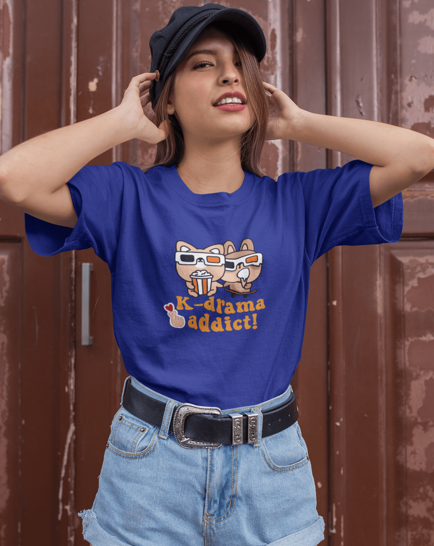 K-drama Addict T-shirt - Koral Dusk