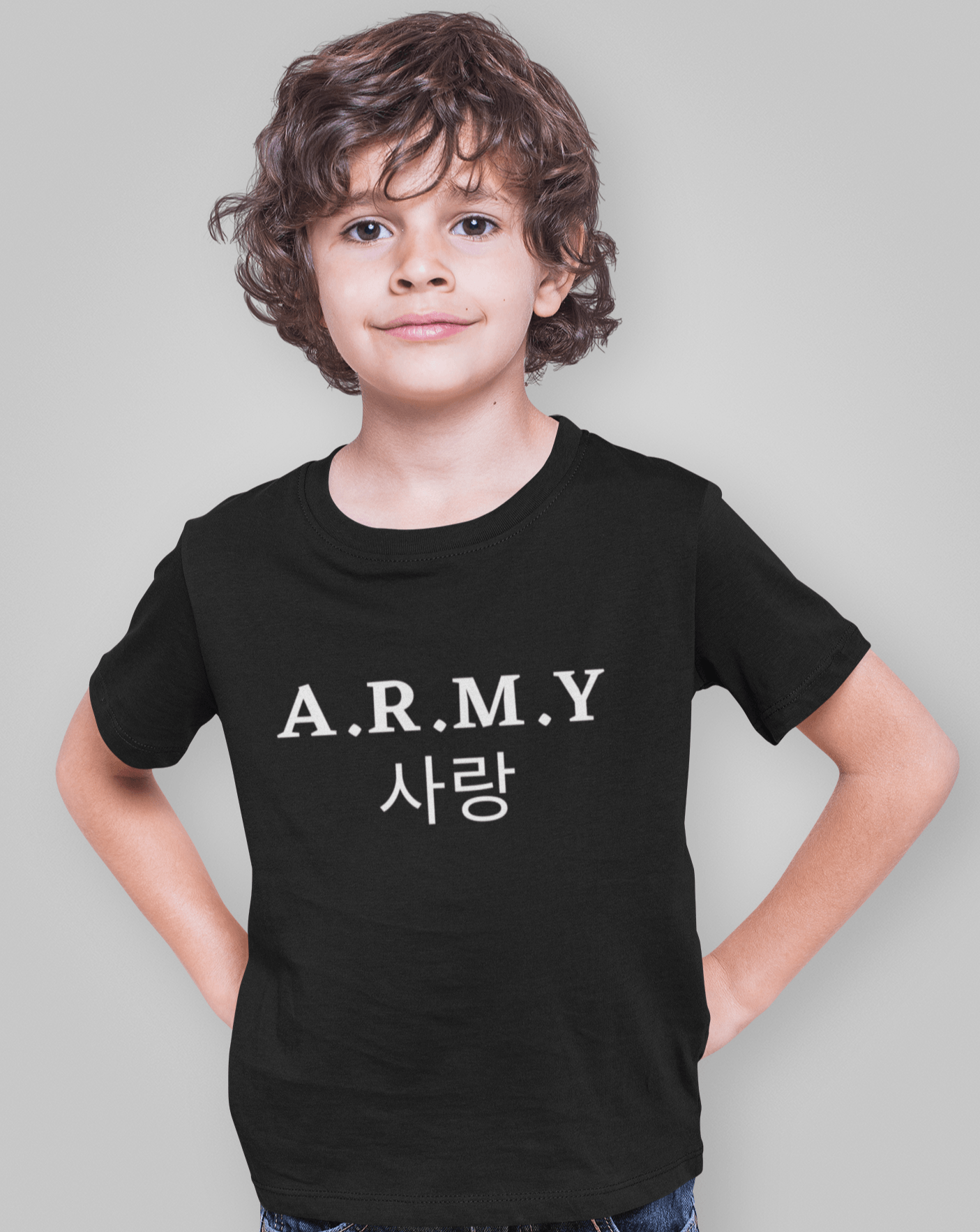 Army Kids T-shirt - Koral Dusk