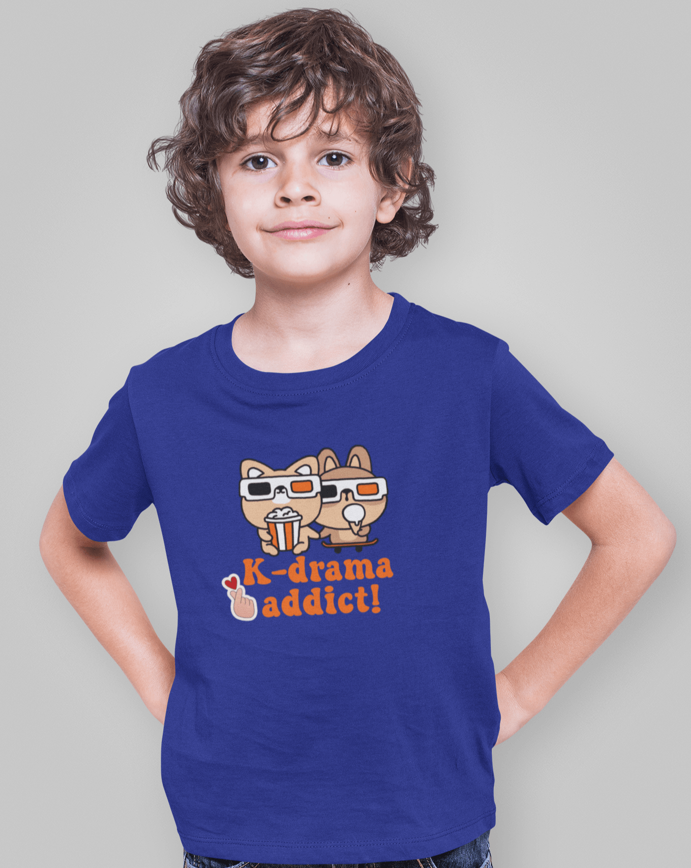 K-drama addict Kids T-shirt - Koral Dusk