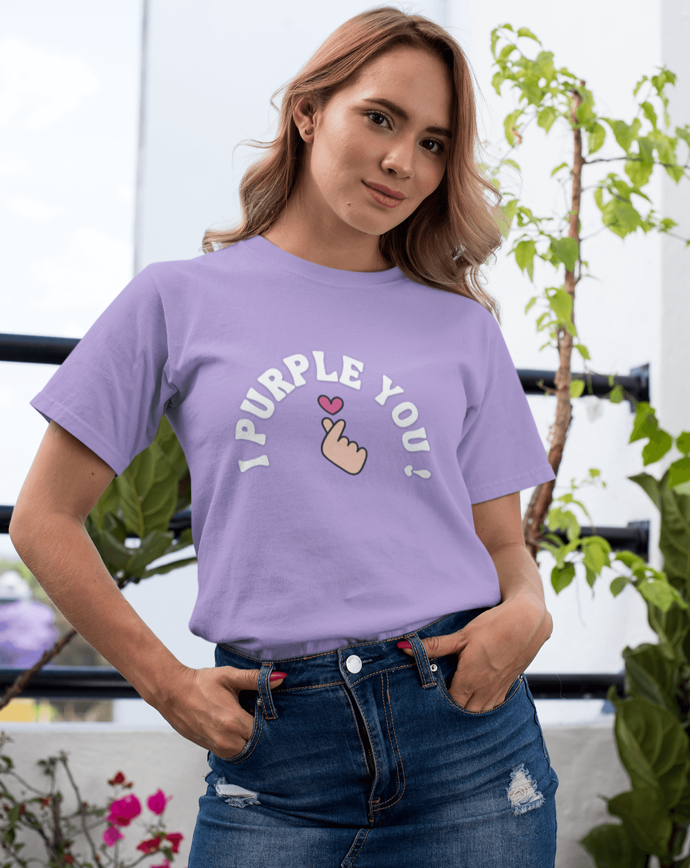 I Purple You T-shirt - Koral Dusk