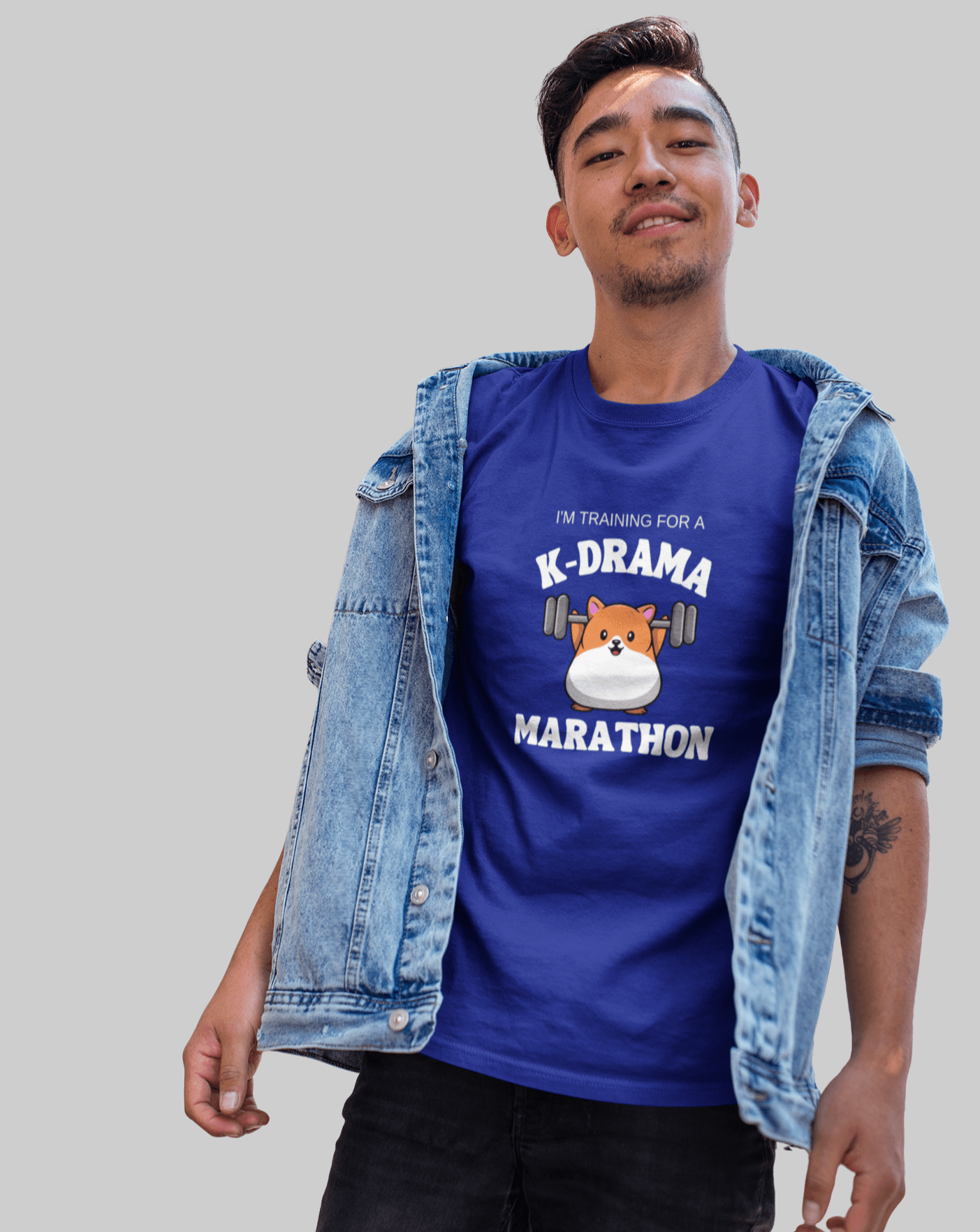 I'm Training For A K-drama Marathon T-shirt - Koral Dusk