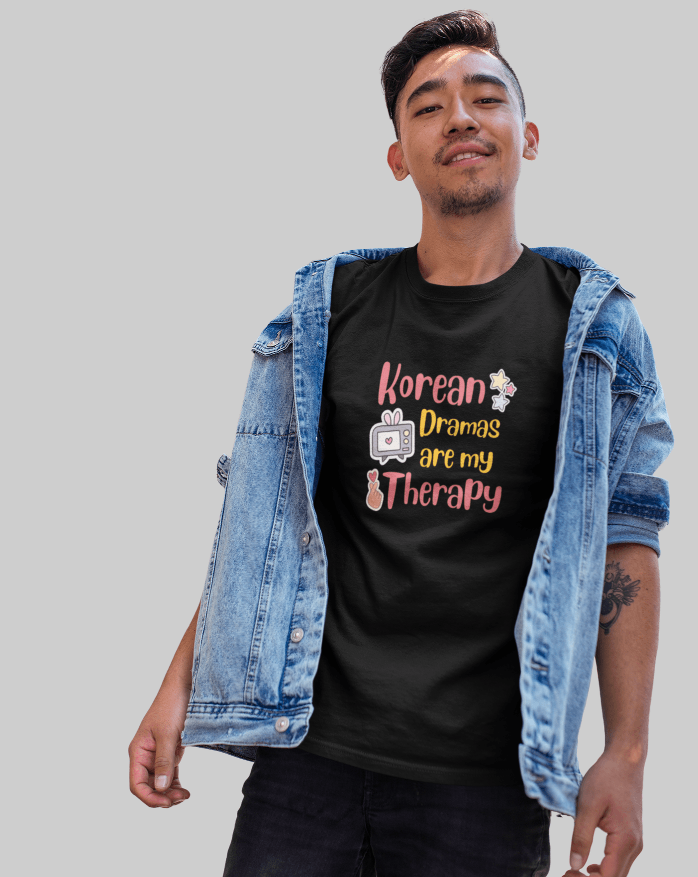 Korean Dramas Are My Therapy T-shirt - Koral Dusk